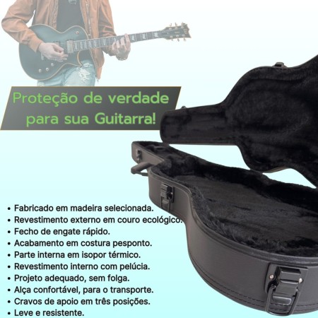Case para Guitarra Les Paul Linha Black - Image 3